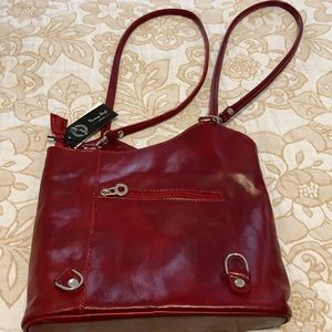 Italian Leather Bag/Backpack Bag